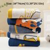 34x74cm Face Towels 3 Layer Cotton Gauze Kitchen Towel Cute Bath Towel  for Kids Children