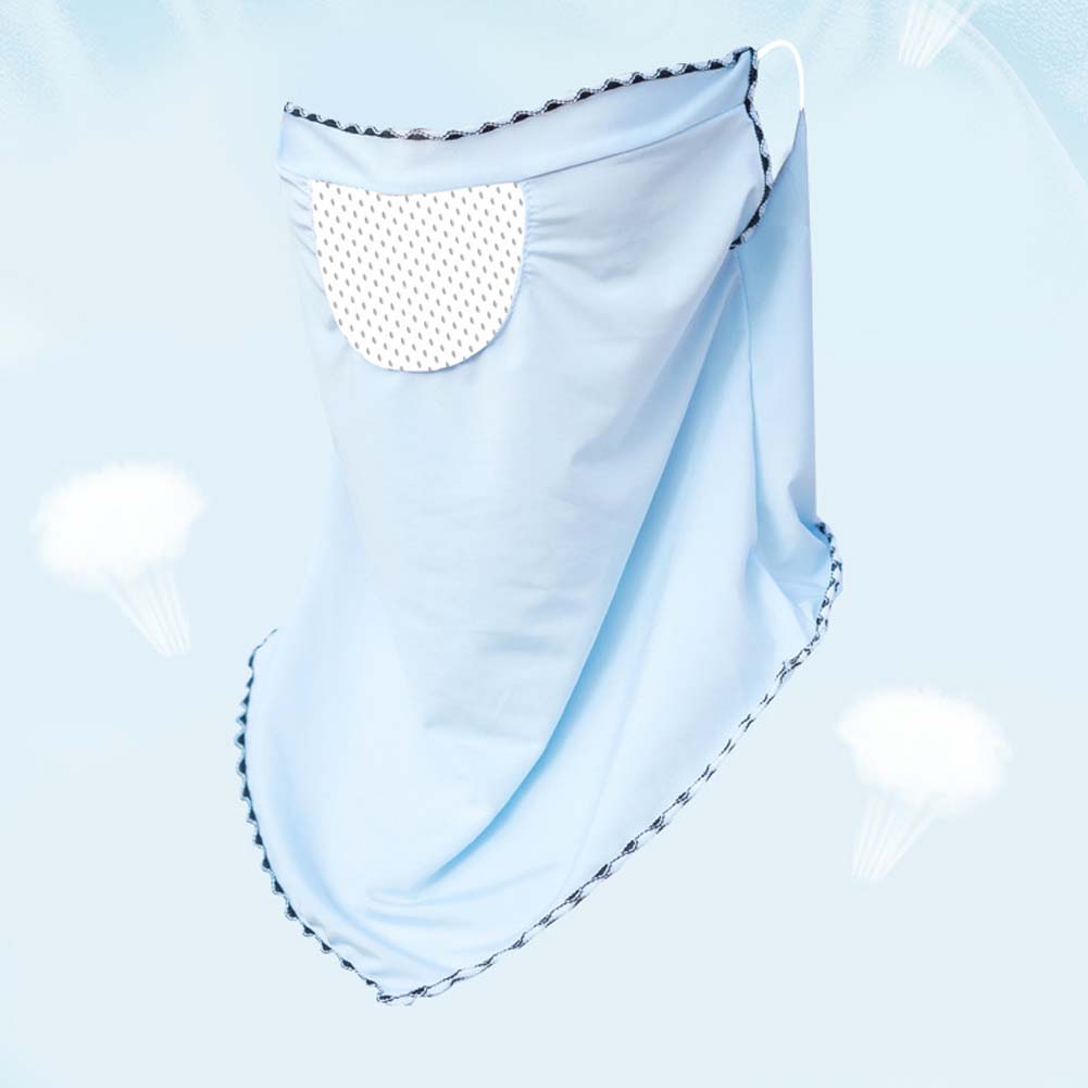 Outdoor Sun Protection Ice Silk Dew Nose Neck Protection Mouth Mask Neck Mask Face Cover Scarf