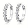 Simple And Exquisite Earrings For Women, Daily Matching Fashion Jewelry, Inlaid With Zircon Small Jewelry