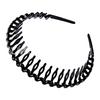 Women's Fashionable and Versatile Hairband for Going Out, Crushed Hairpin with Teeth, Non-slip Face Washing Headband Headdress
