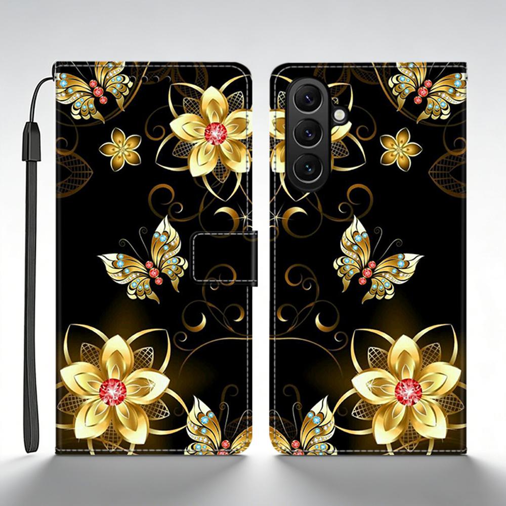Для Samsung Galaxy A14 Чехол Кошелек из Кожи Флип-чехол для Телефона Для Samsung A14 5G Чехол GalaxyA14 A 14 Чехлы Ударопрочный Fundas Etui