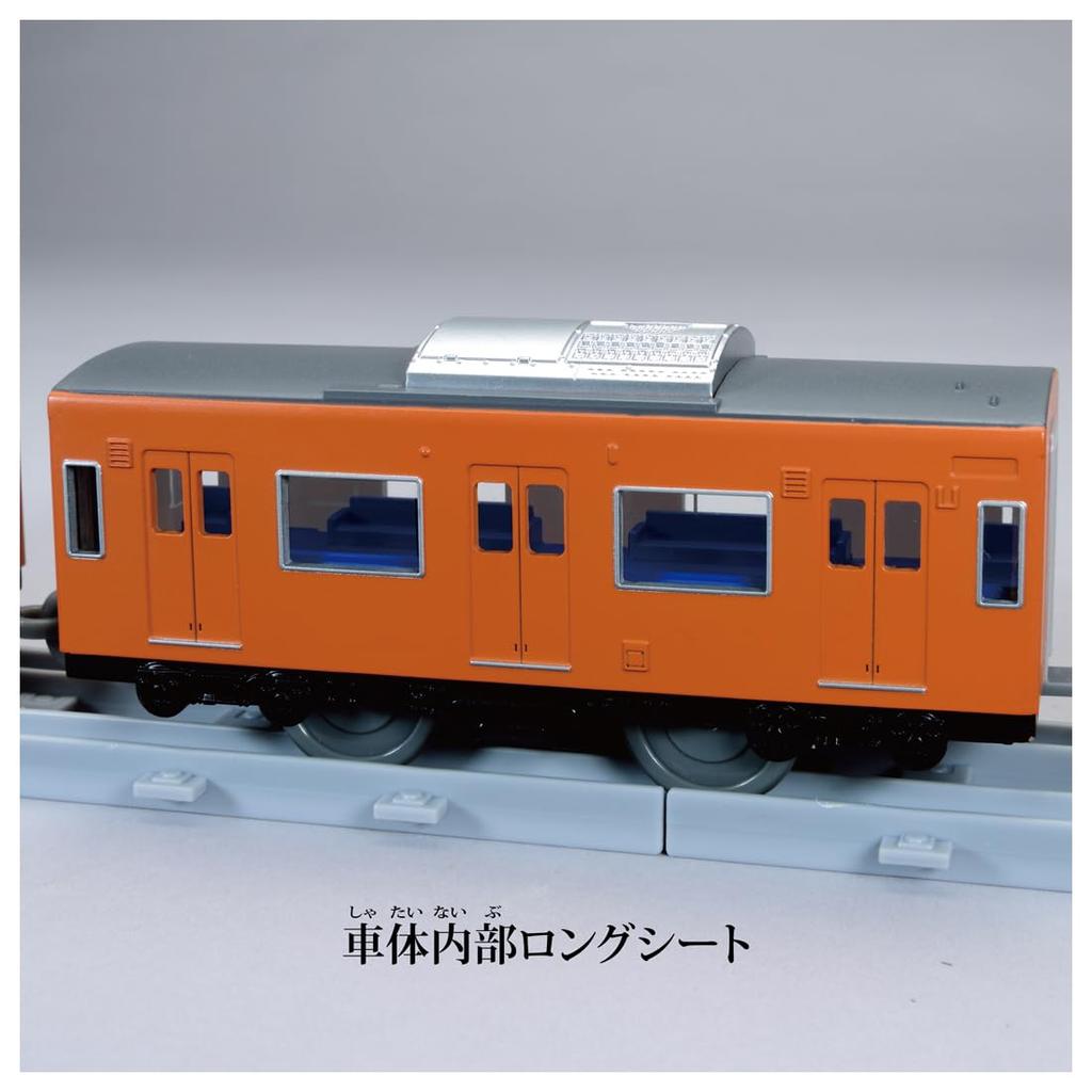 TAKARA TOMY Plarail Real Class 201 Series Пригородный поезд Запад (JR Оранжевый)