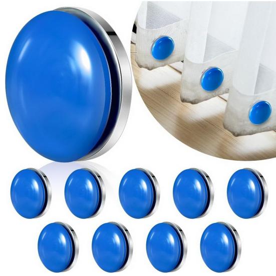 10 шт., магнитные грузики для штор, водонепроницаемые компактные размеры, сильная магнитная скатерть, занавеска для душа, драпировка, грузики