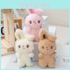 Plush Rabbit Keychain Backpack With Soft Stuffed Animal For Decoration Kids