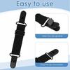 Cowboy Boot Straps 2 Piece Adjustable Clips Pant Keeper Pants Stirrup Leg Straps For Women Men Riding Biker Jeans Mitten Horse