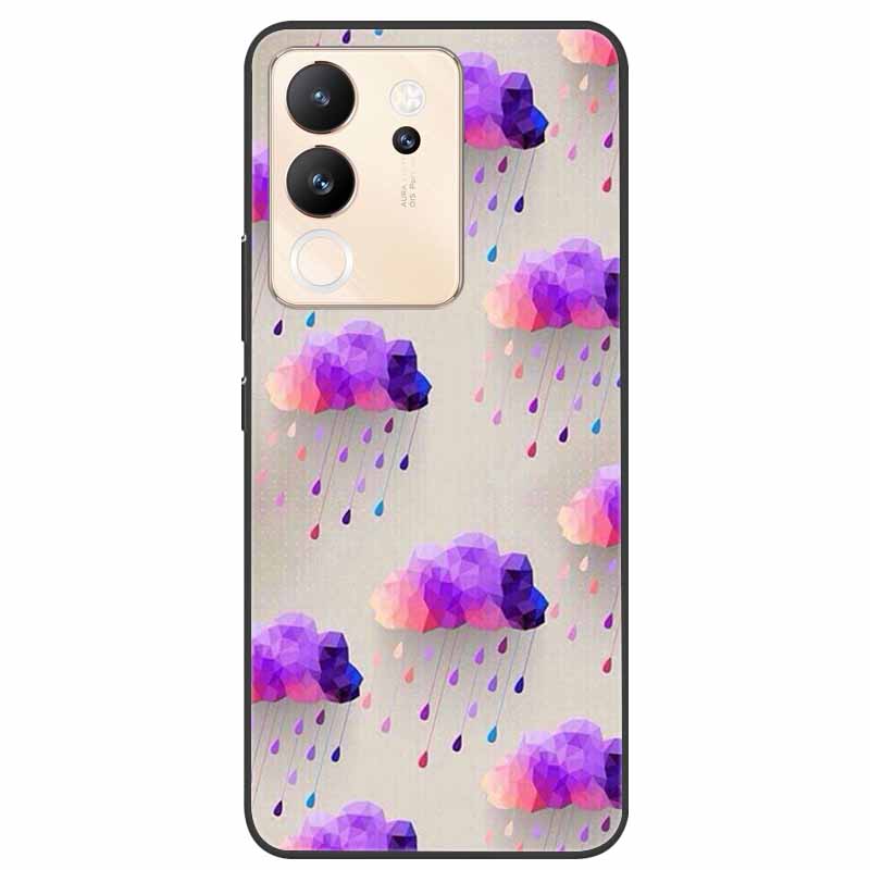 Чехол для Vivo V30 Lite 6.67'' Силиконовый Расписной Мягкий ТПУ Защитный Чехол для Vivo V 30 Lite 5G Чехлы для Телефона V30Lite V2314 Мультяшный