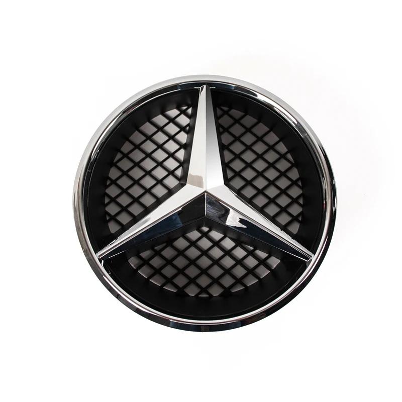 Автомобильная наклейка Логотип на решетку радиатора для Mercedes Benz W156 W204 W205 W210 W211 W212 W213 Класс C E GLA GLK ML GLC GLE