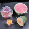 Multifunctional Fresh-keeping Cover Silicone Food-grade Cup Bowl Transparent Lid Six-piece Kitchen Refrigerator Plastic Wrap