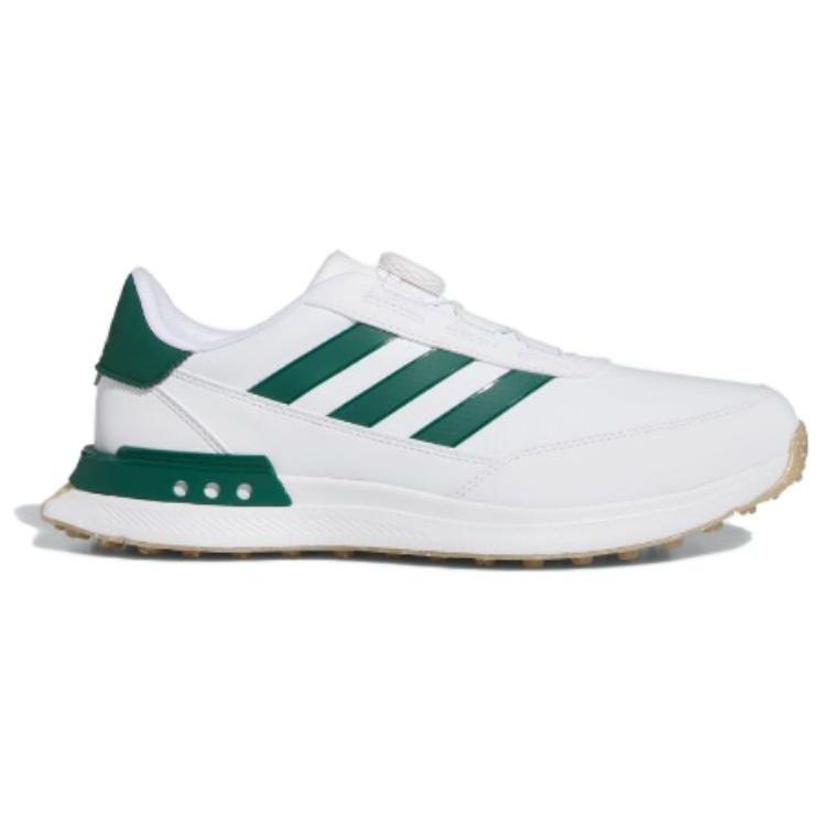 Adidas S2G Slb Bore24 Versatile Comfortable Shock Absorbing Durable Low Top Golf Shoes Men Golf Shoes White Green IF0291