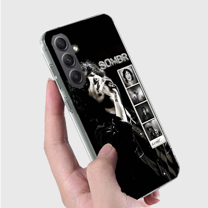 Singer S-Sombr Phone Case for Samsung A16 A26 A36 A56 A17 A37 A57 A07 A06 A02S A03 A04S A05S Galaxy Note 20 10 A50S A71 A51 A31