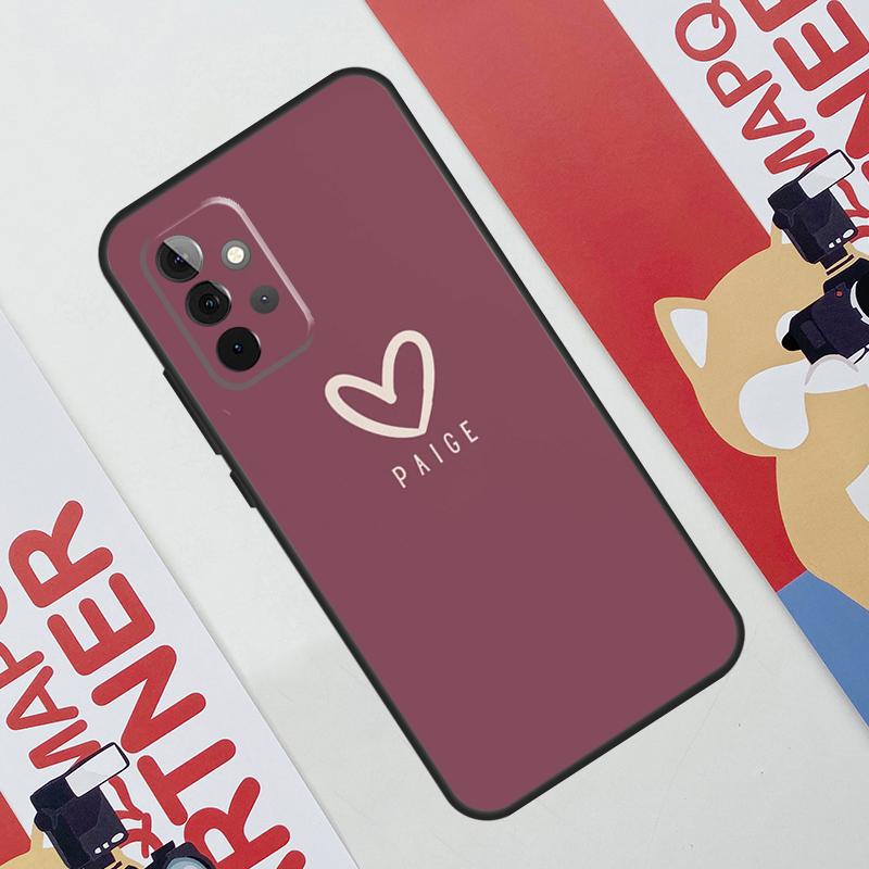 Персонализированный пастельный чехол для Samsung Galaxy A34 A24 A54 A14 A52 A42 A32 A22 A12 A51 A71 A53 A33 A23 A13