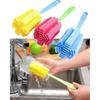 1PACK/3 Pcs Kitchen Cleaning Tool Sponge Brush For Wineglass Bottle Coffe Tea Glass Random Color