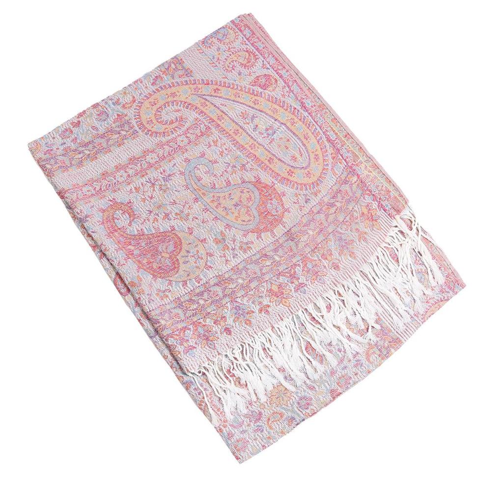 Paisley Tassel Scarf: Classic Ethnic Imitation Cashmere for Autumn/Winter