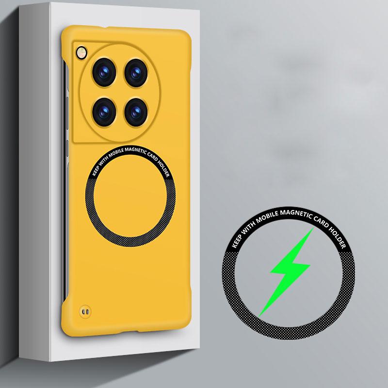 Магнитный безрамочный жесткий чехол Magsafe для Oneplus 12 5G 12R 1 + 12, ультратонкий матовый чехол без полей с беспроводной зарядкой для One Plus 12 ACE 3 2V 2pro