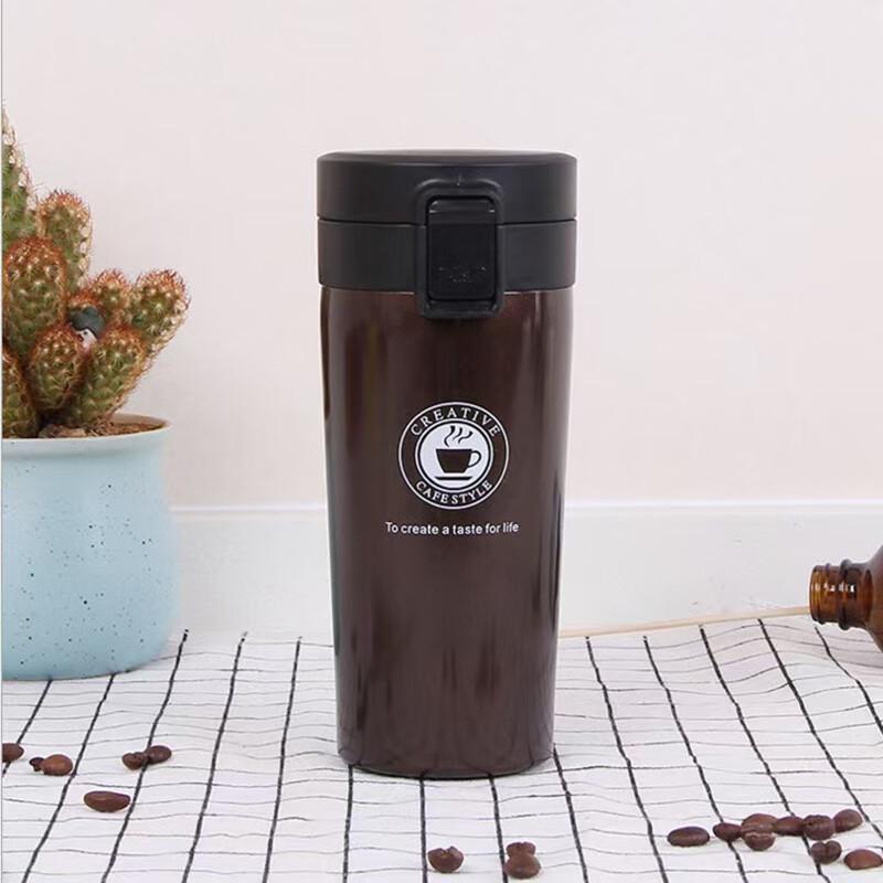 Stainless Steel Pop-Up Thermos with Tea Infuser