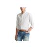 Polo Ralph Lauren Рубашка мужская в клетку с вышивкой пони, однобортная, с длинным рукавом, светло-серая 710823145-002