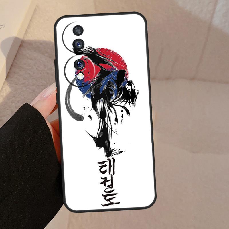 Чехол Kungfu Taekwondo For Honor Magic V5 5 6 7 Pro для Honor 200 400 Lite 50 70 90 X8a X8b X9a X9b X9c