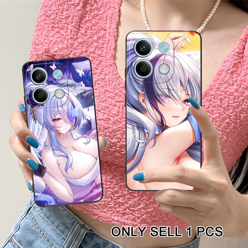 Матовый ТПУ чехол для мобильного телефона Azur Lane Unzen для Xiaomi Redmi Note 14 13 12 11 S Pro Plus 4G 5G Цветная печатная крышка