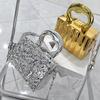 Модные Женские Квадратные Акриловые Клатчи Сумки-Коробки Зеркальное Покрытие Свадебные Вечерние Сумочки Почтальон Сумки Через Плечо
