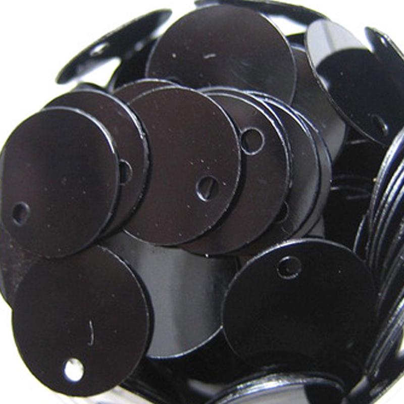 Круглые свободные 16 мм синие блестящие пайетки для шитья, аксессуары для рукоделия с блестками