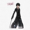 Anime Guy In Trench Coat Kirito Sword Art Online 1 Aincrad Iron On Patches For Clothing Applique Stickers On Clothes Heat-Sensitive Custom Patch