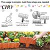 Garden Landscape Edging Border Plastic Fence No Dig Panels Landscaping Brick Look Retaining for Flower Beds Lawns Paths