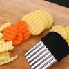 Stainless Steel Wavy Chopper Multi-Functional Vegetable Cutter Potato Chip Slicer  Food Preparation