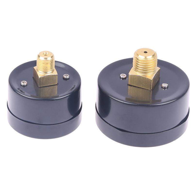 Iron Shell Bar Air Pressure Gauge Double Scale For Air Compressor 1/8, 1/4 Bsp
