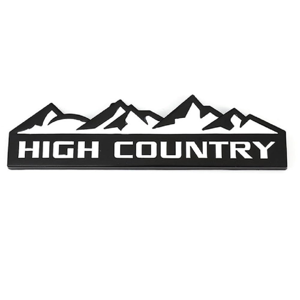 GETON Camping Outdoor 3D Emblem Metal Double-Sided Tape Easy To Install Universal Car Logo