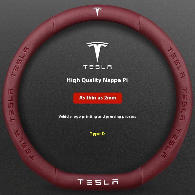 AME1 Car Steering Wheel Cover For Tesla Model 3 Model S Model Y Model X Roadster 2019-2025 Auto interior Steering Wheel Accessories