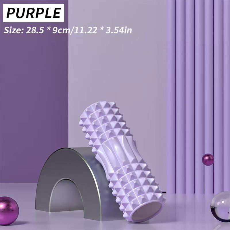 1 штука - сверхнагрузочный массажный ролик пенопластовая ось йога-колонна массажная палка - подходит для домашних упражнений и расслабления мышц