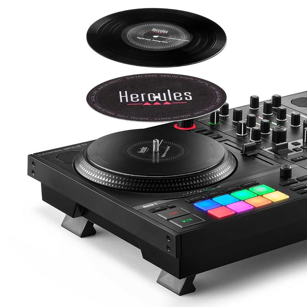 DJControl Inpulse T7 DJ контроллер с платтером []Hercules 2-дековый самоходный