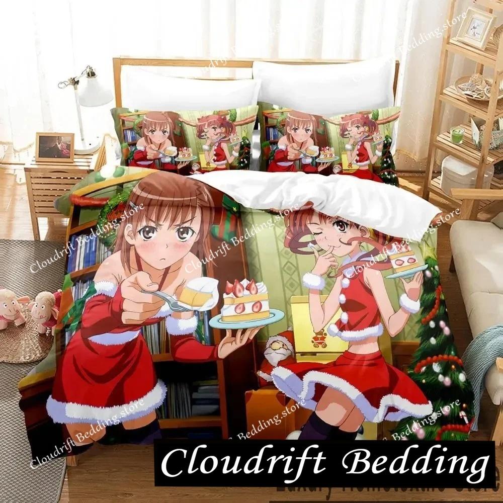 Misaka Mikoto A Certain Magical Index Railgun Комплект постельного белья для мальчиков и девочек Twin Queen King Size Пододеяльник Наволочка Кровать для мальчиков и взрослых