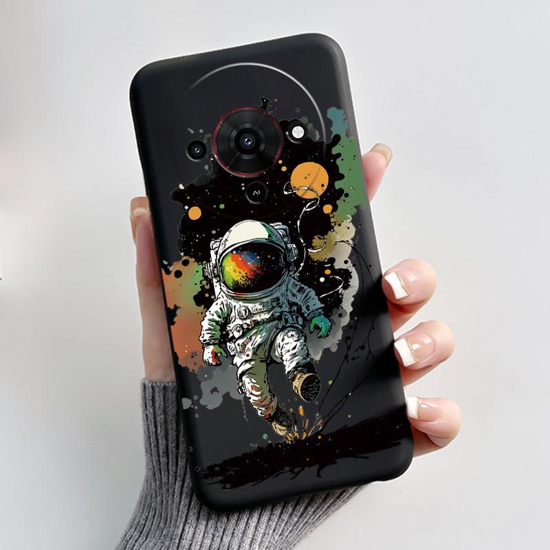 Милый мультяшный чехол для ZTE Blade A76 5G Z2469N Capa Funda Печатный корпус Защитная крышка Мягкий силикон Черный корпус Coque