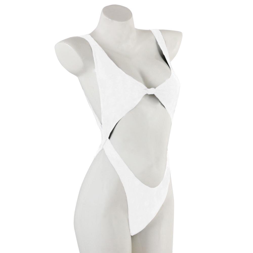 Женский слитный купальник монокини, купальник с эффектом пуш-ап, с подкладкой, купальник