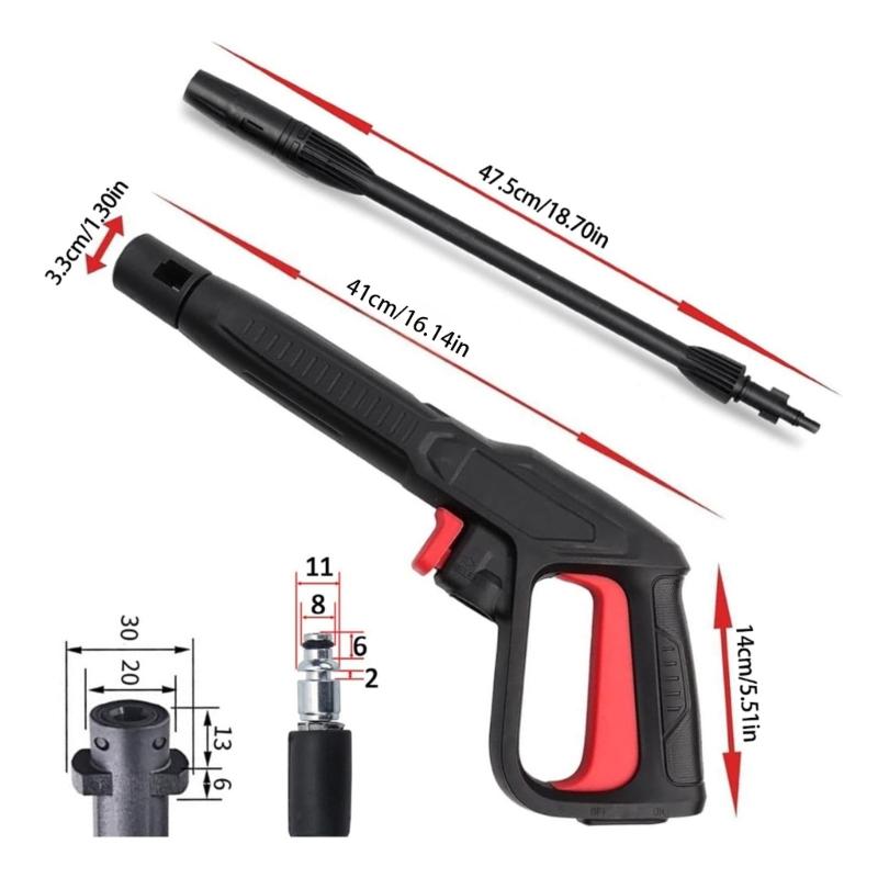 2200PSI Power Washer Распылители Насадки Сменный аксессуар для мойки Быстроразъемное соединение Регулируемая распылительная насадка