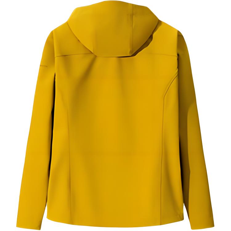 Anta Casual Minimalist Solid Color Hooded Zip Jacket Men Jackets Bright-Yellow 152440615-2
