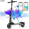 HITWAY Trottinette Électrique Noir&Gris Pliable 8.5" - Puissance Max 1200W - Batterie 15,6AH Avec Écran LCD - APP - Ultra Portable