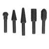 5 шт. Вращающиеся борфрезы HSS Деревообработка Резьба Сверло DIY Режущие инструменты Хвостовик 1/4 дюйма