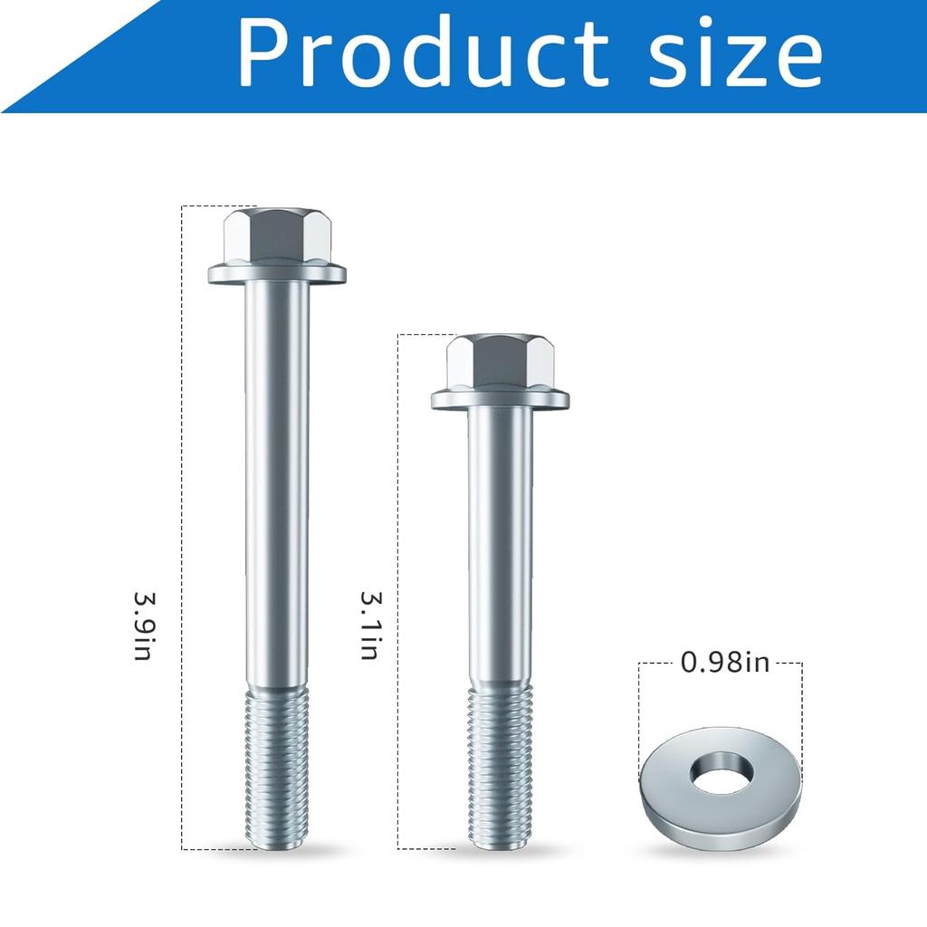 12 ШТ. Комплект болтов для стойки двигателя - Болт-фланец M10-1.5 Совместим с LSX LS LS1 4.8L 5.3L 6.0L 6.2L LR4 LQ4 LS6 LQ9 L33 LS2 LH6 L92 L76 LY2 LY5