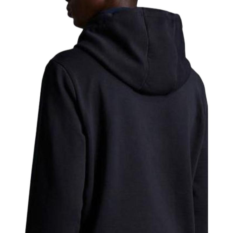 Moncler Solid Color Hooded Zip-Up Long Sleeve Sweatshirt Men sweatshirts Black H20918G00052809KR778