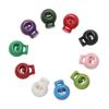 Multi-colors Sportswear Accessories DIY Plastic Stopper Apparel Shoelace Toggle Clip Cord Lock Bean