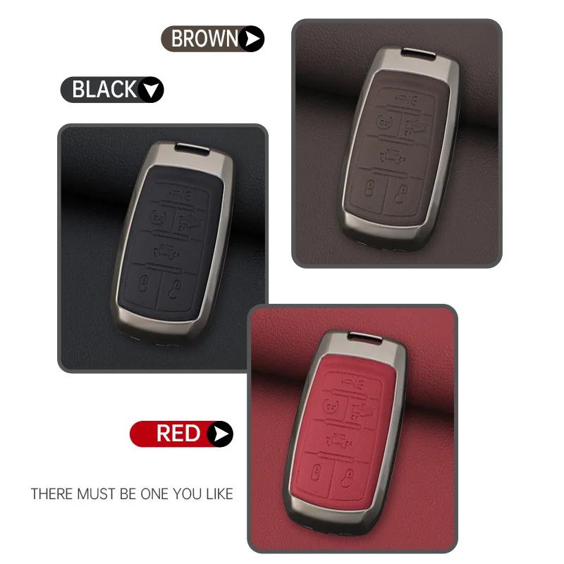 Styling Mouldings 3/4/5/6 Buttons Zinc Alloy Car Key Case Cover Accessories For Dodge RAM 1500 2500 3500 4500 5500 RAM1500 RAM25