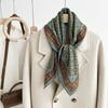 Decorative Simple Texture Silk Scarf Women'S New Style Spring And Autumn Summer Fashion Versatile Headscarf Work Scarf