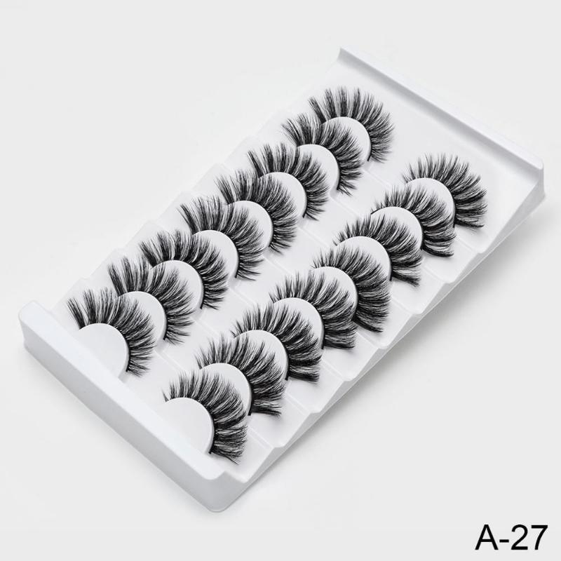Пушистые ресницы, 8/5 пар, наращивание ресниц, De Cils, макияж, красота, накладные ресницы, оптовая продажа, натуральные тонкие ресницы-лифтинг