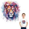 Lions Patch Watercolor Animal Decals Stickers Washable Heat Transfer Garment Accessory New Diy Patch For Clothing