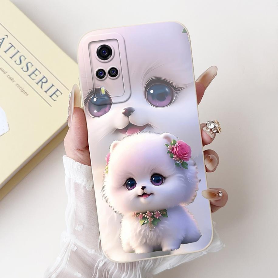 Для Vivo Y51 2021 Чехол V2030 Обложка Милый Модный Космический Мультяшный Мягкий Силикон Матовый Funda Для Vivo Y31 2021 Y51A Y51s Y53s 4G Capa