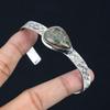 Sterling Silver Pear Ocean Jasper Gemstone Unique Engagement Trendy New Bangle