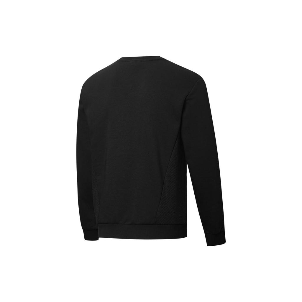 Puma Printed Crew Neck Casual Long Sleeve Sweatshirt Men Sweatshirt Black 580869-01