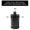 Universal Air Oil Separator Car 3-Port Oil Catch Can 1 Outlet+2 Inlet With Breathing Filter And Oil Drain Valve Filter